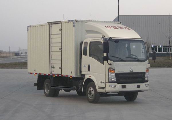 豪泺厢式运输车 zz5087xxyf341bd183