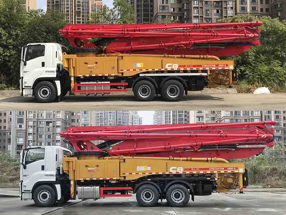 三一混凝土泵车 sym5345thb