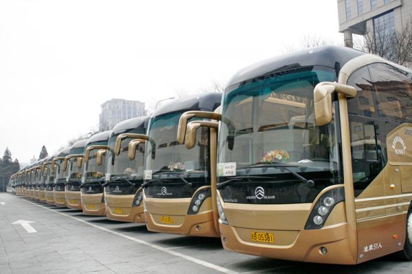 厦门大金龙客车首次批量进入台湾市场