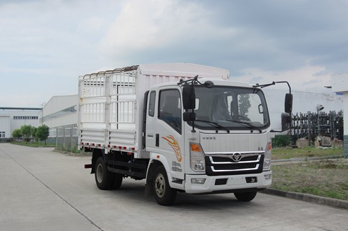 中国重汽 豪曼 轻卡 140马力 4×2 仓栅式 单排 载货车 zz5088ccyf17