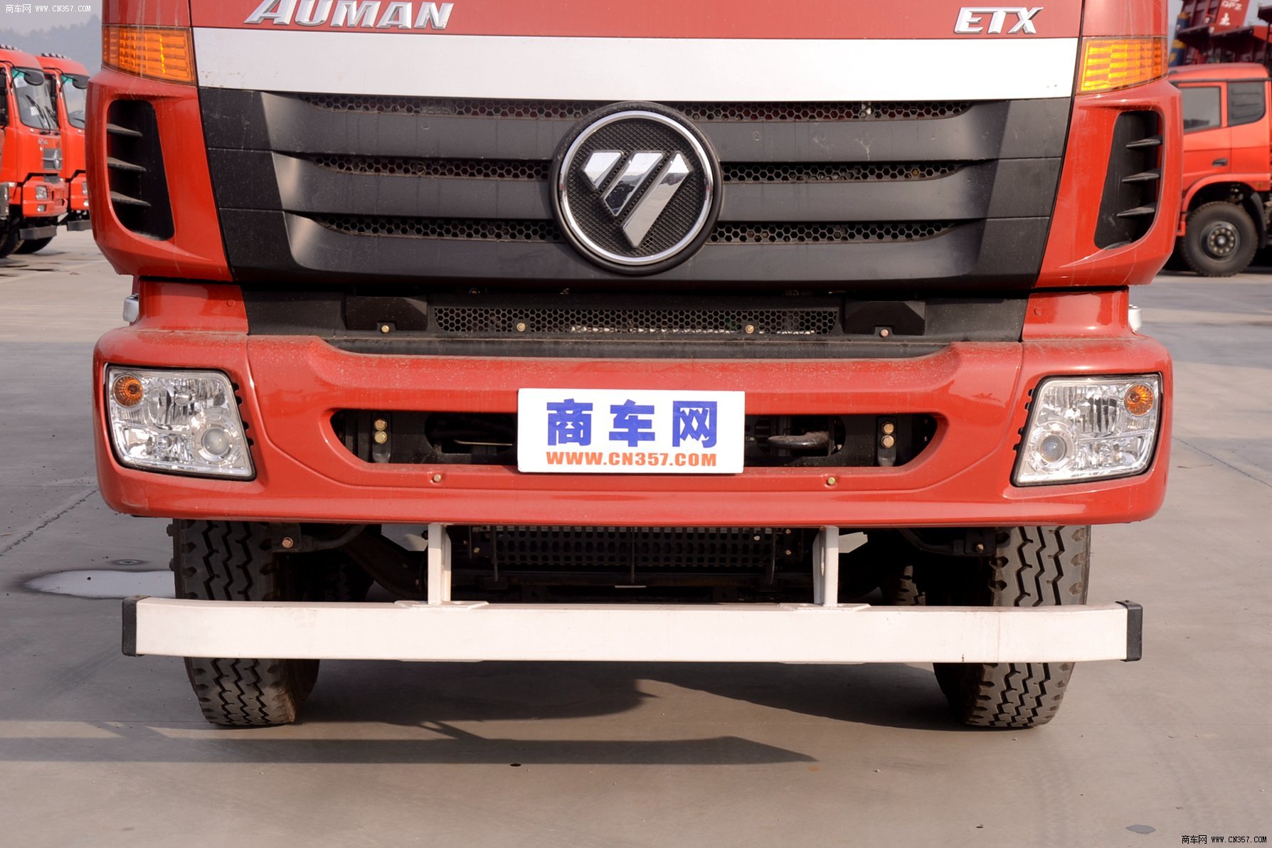 福田 欧曼etx 重卡 375马力 8×4 自卸车 bj3313dmpkc-xh